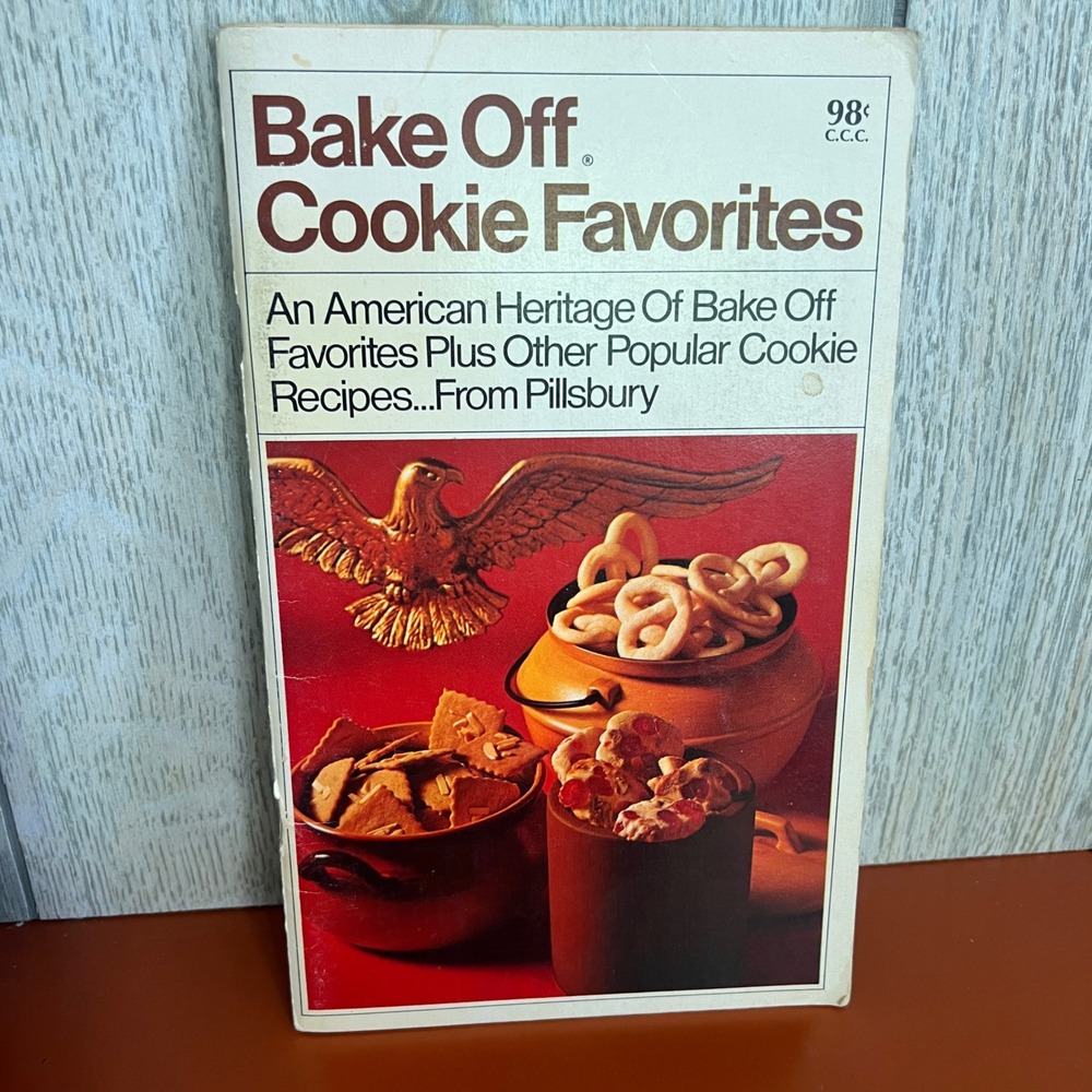 Vintage Pillsbury Bake Off Cookie Favorites Cookbook Recipes Booklet Softcover